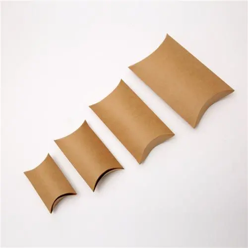 2021 Factory Wholesale Customized Kraft Paper Pillow Packaging Gift Box 2021 Factory Wholesale Customized Kraft Paper Pillow Packaging Gift Box