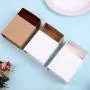 Emballage en carton kraft blanc et marron recyclé de haute qualité pour tiroirs, avec logo personnalisé. Emballage en carton kraft blanc et marron recyclé de haute qualité pour tiroirs, avec logo personnalisé.