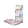 source factory direct selling customize laser effect paper box with window lid