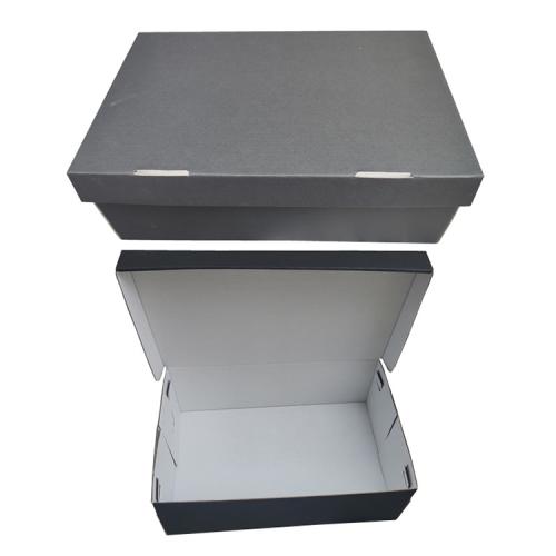High Quality Kraft Paper Board Box Folding Flip Shoe Packaging Box With Custom Own Logo