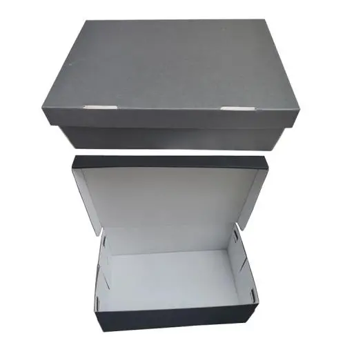 High Quality Kraft Paper Board Box Folding Flip Shoe Packaging Box With Custom Own Logo