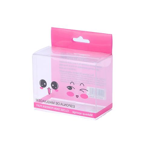 Wholesale handmade cute convenient plastic pet pvc cosmetic packaging box with custom design logo