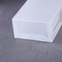 Customized recycled special frosted plastic pp box for gift packaging with custom design logo