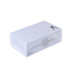 Customized recycled special frosted plastic pp box for gift packaging with custom design logo