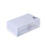 Customized recycled special frosted plastic pp box for gift packaging with custom design logo