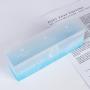 Fancy customized recycled rectangular cosmetic plastic transparent pet pvc packaging box