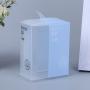 Wholesale high quality portable transparent clear plastic pet packaging box with custom design logo