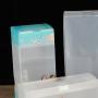 Wholesale portable rectangular clear plastic pet pvc packing box for daily necessities with custom logo