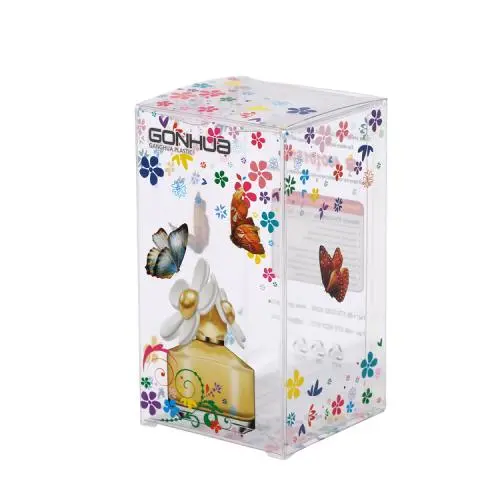 Individuelle Logo-Farbe Druck Transparentes Klare Plastik PET PVC Geschenkkarton Verpackung