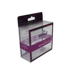Wholesale good quality soft crease die-cutting plastic pet pvc packaging box with custom logo
