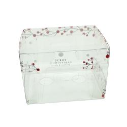 Wholesale fancy special design unique plastic transparent pet pvc packaging box with logo