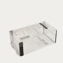 Customized high quality delicate transparent plastic pet pvc cosmetic packaging box with design logo