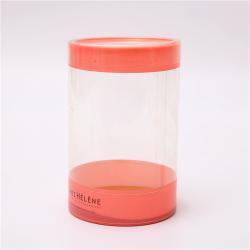 Wholesale Clear Plastic PVC PET PP Cylinder Gift Box Round Packaging Tube with Lid
