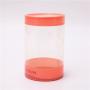 Wholesale Clear Plastic PVC PET PP Cylinder Gift Box Round Packaging Tube with Lid