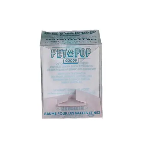 High quality plastic pet transparent packaging color printed boxes with custom own design logo