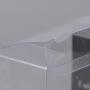 Customized eco-friendly rectangular shaped plastic transparent pet pvc package box with own design