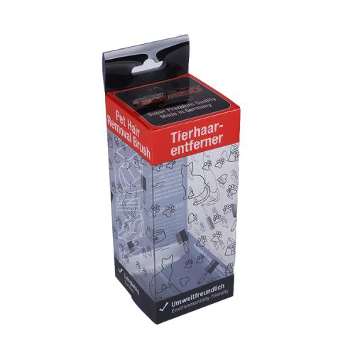 Universal custom high quality portable recycled colorful printing clear plastic pet box for packaging