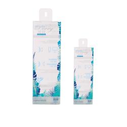 Custom Logo Transparent PVC PET Folding Plastic Gift Box Cosmetics Box