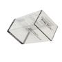 Customized high quality delicate transparent plastic pet pvc cosmetic packaging box with design logo