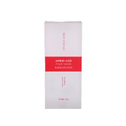 Customized design simple clear transparent plastic frosting pet pvc packaging box for facial cleanser