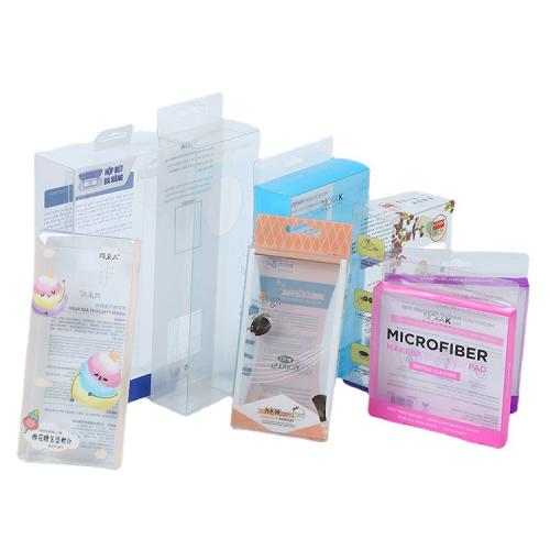 Hochwertige Farbverpackungen aus transparentem Kunststoff-PET mit individuellem Logo