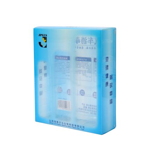 Customized logo high quality hot sale transparent clear pet pvc plastic packaging box