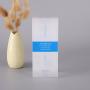Customized design simple clear transparent plastic frosting pet pvc packaging box for facial cleanser