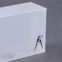 Customized recycled special frosted plastic pp box for gift packaging with custom design logo
