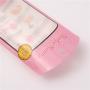 Custom Logo Clear Pvc Plastic Pillow Shaped Nail Sticker Box Packaging Gift Pvc Box