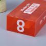 High quality  alternative color transparent clear  plastic pet pvc  packaging box with custom logo