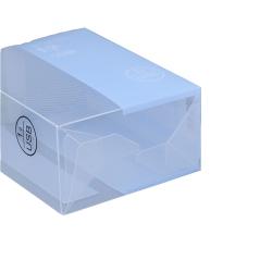 Wholesale high quality portable transparent clear plastic pet packaging box with custom design logo