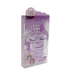 High quality hot sale unique cosmetic colorful printed plastic pvc package box with custom logo