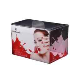 Custom Logo Printing Luxury Cosmetic Package Box Pet Plastic Box With Lid