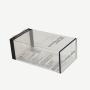 Customized high quality delicate transparent plastic pet pvc cosmetic packaging box with design logo