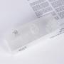 Fancy customized recycled rectangular cosmetic plastic transparent pet pvc packaging box