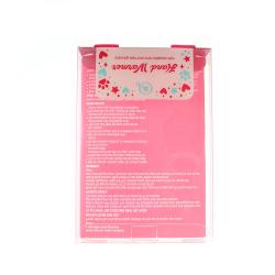 Manufacture factory high quality frosted cute pink color printed plastic pet packaging  box with custom logo