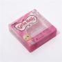High Quality trasparent customized plastic clear pet pvc packaging pink box