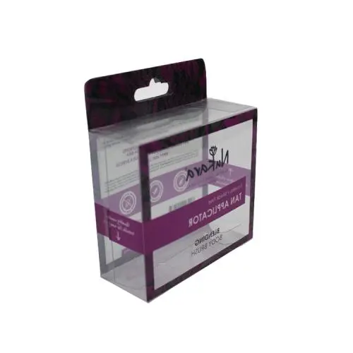 Wholesale good quality soft crease die-cutting plastic pet pvc packaging box with custom logo Wholesale good quality soft crease die-cutting plastic pet pvc packaging box with custom logo