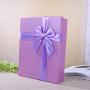 Wholesale High Quality handmade Romantic rigid cardboard  packing gift box with ribbon tie