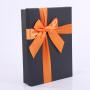 New design universal custom hot sale hard rigid gift boxes for packaging with the bowknot ribbon