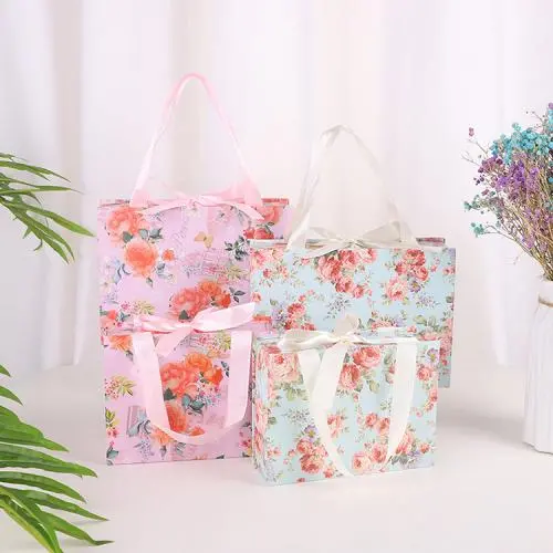 High Quality Unique Design Color Printing Fancy Cardboard Packing Gift Box With Ribbon Bowknot