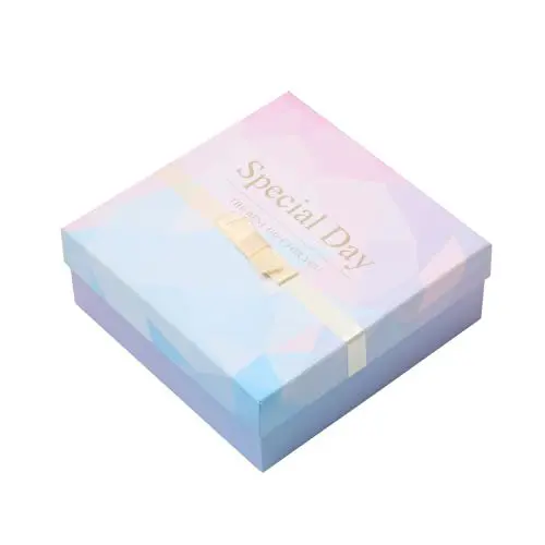 Eco Friendly Packaging Paper Boxes Lid And Tray Rigid Gift Box With Ribbon Eco Friendly Packaging Paper Boxes Lid And Tray Rigid Gift Box With Ribbon