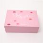 Custom Logo Wholesale Luxury Rigid Cardboard Packing Pink Magnetic Folding Gift Box