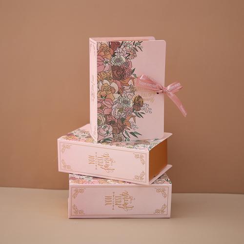 Wholesale Luxury Customized Creative Candy Box Cardboard Gift Packing Box With Ribbon