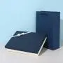Environmentally friendly recycled materials card board rigid gift box with ribbon Environmentally friendly recycled materials card board rigid gift box with ribbon