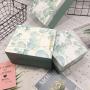 Customized unique literary romantic gold stamping rigid gift box for festival packaging
