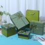 Luxury Fancy Color Printed Rigid Cardboard Paper Gift Packaging Box Set With Lid