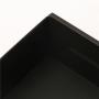 Low MOQ Black Color Printed Customized Logo Rigid Flat Gift Box for Packaging