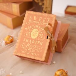 Wholesale Luxury Customized Creative Candy Box Cardboard Gift Packing Box With Ribbon