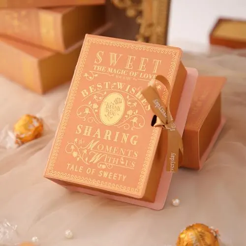 Großhandel Luxuriöse Maßgefertigte Kreative Süßigkeiten Geschenkbox Karton Geschenkverpackung mit Schleife